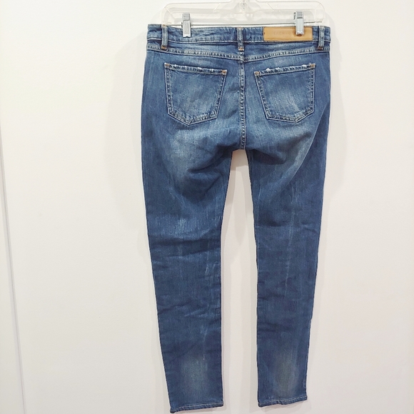 EACH X OTHER Skinny Lambskin Leather Trim Size 30 - Picture 3 of 8